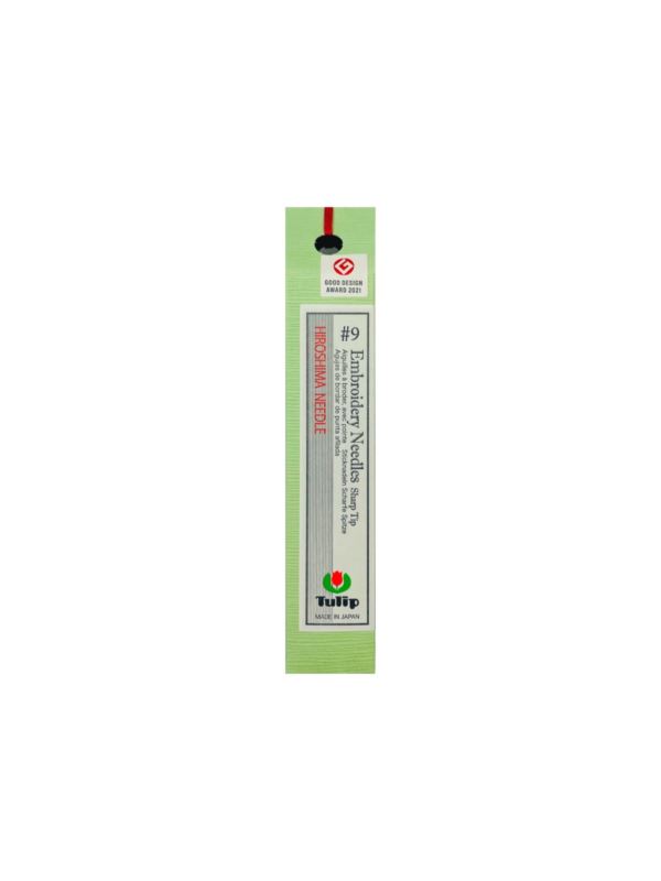 Igły ręczne do haftu z czubkiem ostre TULIP - rozm.9 (sharp tip) - THN-021E - 8szt./opak.