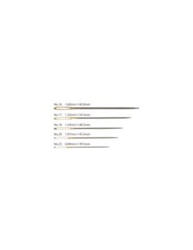 Zestaw igieł ręcznych do wełny/haftu bez czubka w etui TULIP - rozm.16-23 - AC-043E - 5szt./opak.