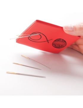 Zestaw igieł ręcznych do wełny/haftu bez czubka w etui TULIP - rozm.16-23 - AC-043E - 5szt./opak.