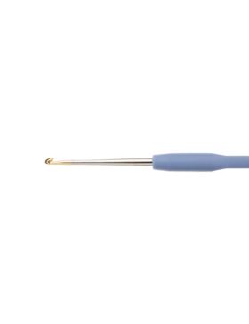 Zestaw szydełek stalowych z ergonomiczną rączką z akcesoriami TULIP - Etimo - 0,50-1,75 mm - TLG-002 GOLD