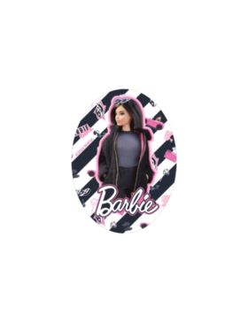 Łaty termoprzylepne drukowane - 8x11 cm - Barbie - 6928 - 24szt./opak.