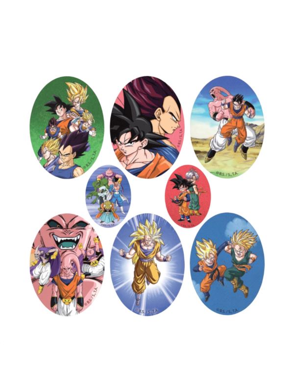 Łaty termoprzylepne drukowane - 8x11 cm - Dragon Ball - 6924 - 24szt./opak.