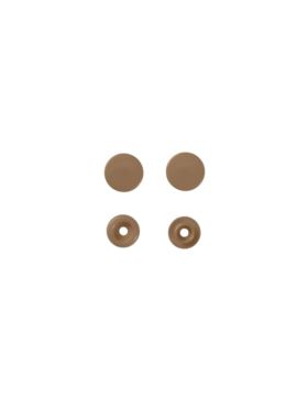 Napy plastikowe PRYM - 12,4 mm - miedziane - 393111 - 30szt./opak.