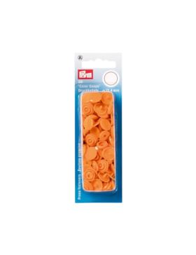 Napy plastikowe PRYM - 12,4 mm - pomarańczowe - 393140 - 30szt./opak.