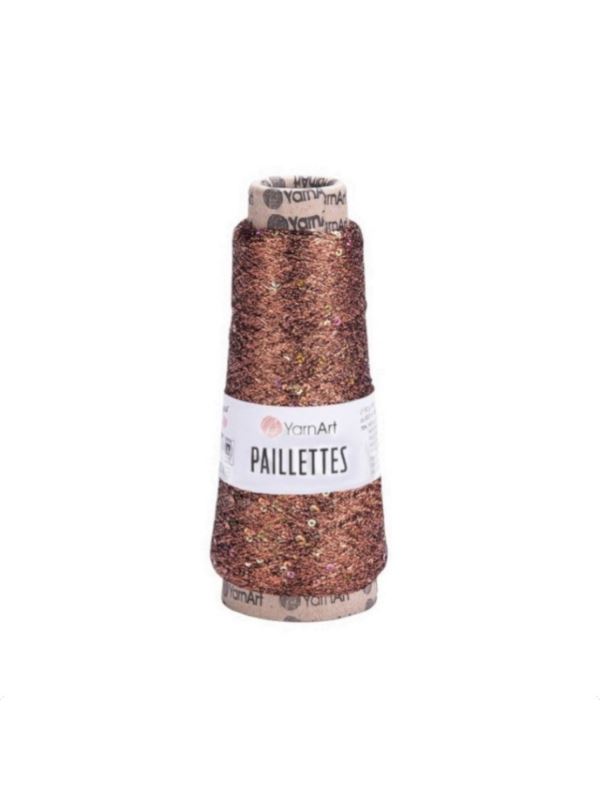 Nić metalizowana z cekinami - Yarn Art. - Paillettes - 800m - 50g/szt.