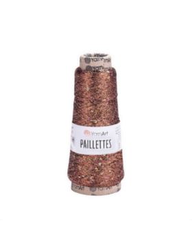 Nić metalizowana z cekinami - Yarn Art. - Paillettes - 800m - 50g/szt.