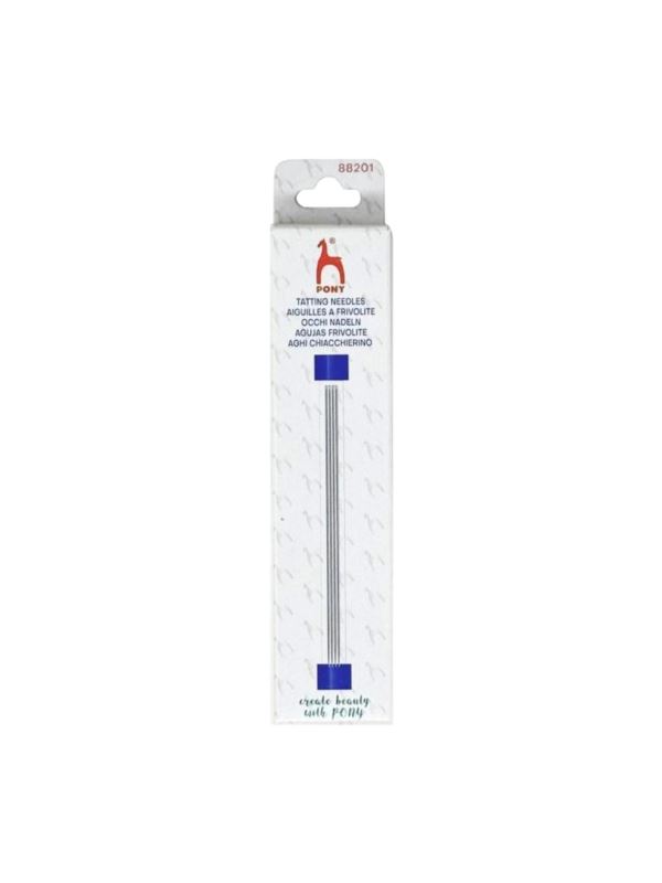 Igły do frywolitek z nawlekaczem PONY - 88201 - 4szt./opak.