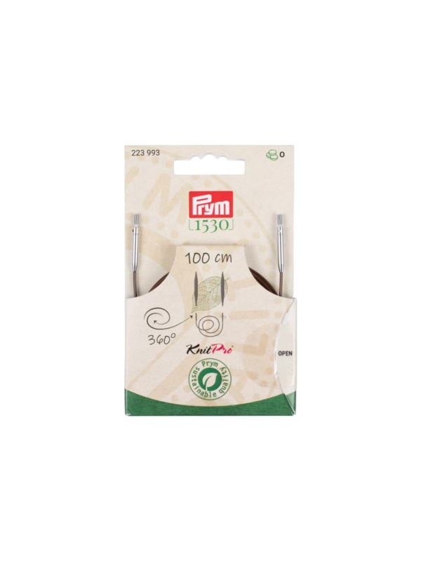 Żyłka wymienna obrotowa do drutów naturalnych PRYM - KnitPro - 100 cm - 223993