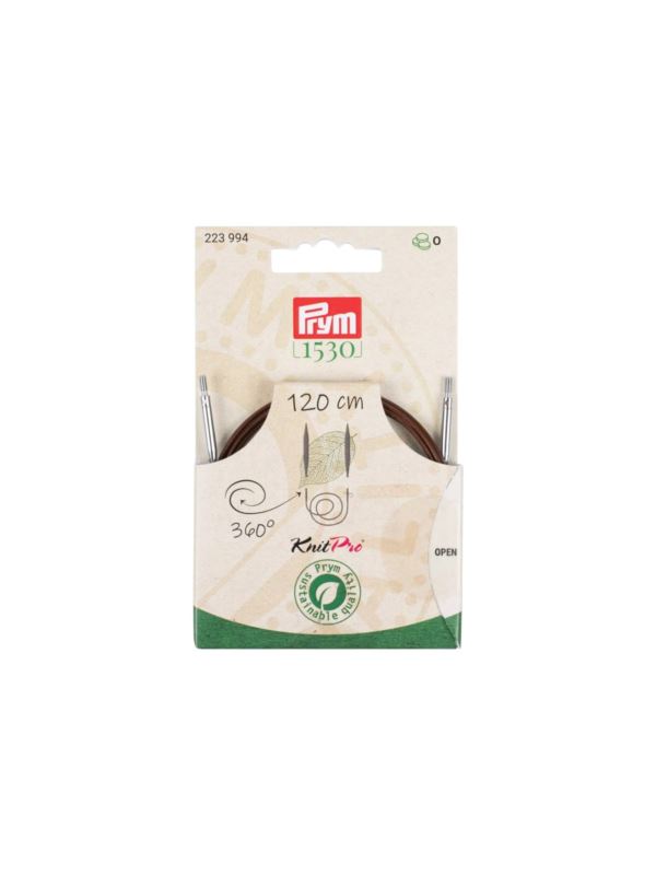 Żyłka wymienna obrotowa do drutów naturalnych PRYM - KnitPro - 120 cm - 223994