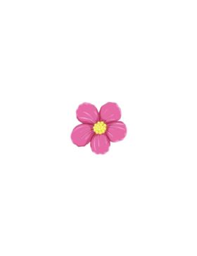 Aplikacje termoprzylepne drukowane LECCO - Flowers - 06511 - 40szt./opak.