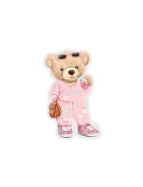 Aplikacja termoprzylepna drukowana LECCO - 18 cm - Bear Heartless - 06531.007