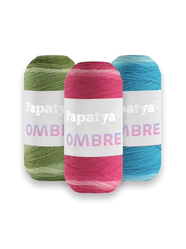 Włóczka - Papatya - Ombre - 0,6kg/opak.