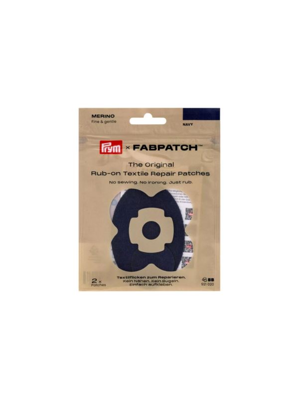 Łaty samoprzylepne PRYM x FabPatch - Merino - 2szt./opak.