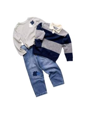Łaty samoprzylepne PRYM x FabPatch - Stretch Design - jeans - 921013 - 3szt./opak.
