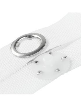 Taśmy bawełniane z zaciskami PRYM - biały len - 401206 - 5szt./opak.