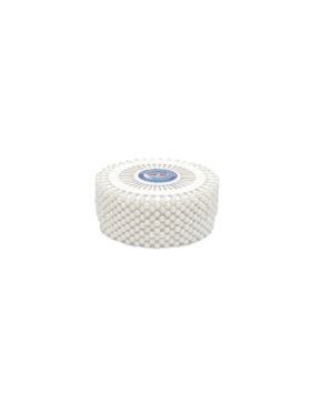 Szpilki z białymi główkami - 38 mm - 40szt./krążek - 12 krążków/opak.