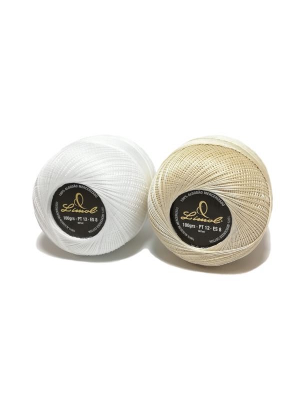 Kordonek LIMOL - Mercerizado - 100% bawełna - gr.12 - 667mb x 0,4kg/opak.