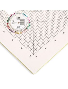 Mata usztywniająca + szpilki do robótek ręcznych PRYM - 70x70 cm - 611320