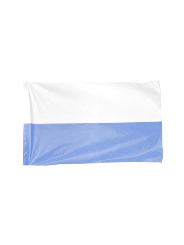 Flaga materiałowa - 60x100 cm - biało/niebieska