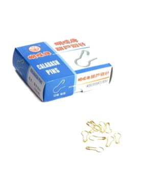 Agrafki ozdobne w kartonie - 21 mm - złote - 1000szt./opak.