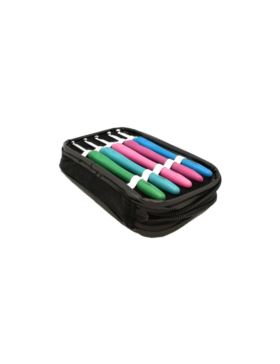 Szydełka w zamykanym etui z ergonomiczną rączką SKC - 1,50-6,00 mm - A015 - 10szt./opak.