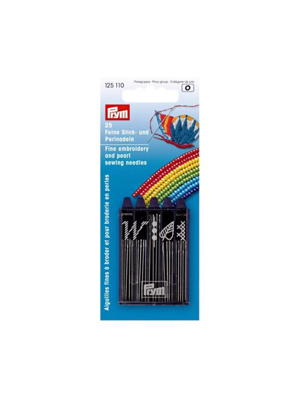 Zestaw igieł hobbystycznych do haftu koralikami PRYM - 125110 - 25szt./opak.