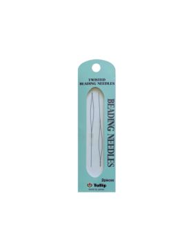 Igły ręczne do nawlekania koralików rozcięte w środku TULIP - 0,20x70 mm - TBN-006E - 2szt./opak.