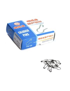 Agrafki ozdobne w kartonie - 21 mm - czarne - 1000szt./opak.