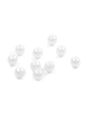 Koraliki plastikowe - 14 mm - kol.033 (białe) - 0,5kg/opak.