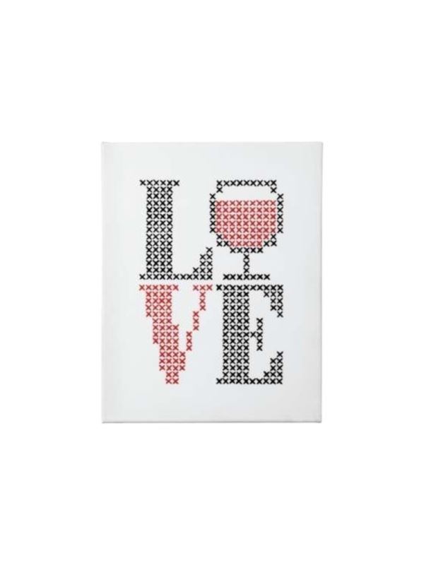 Zestaw startowy do haftu ANCHOR XXL - Love - ALBE002-WINEX