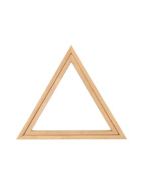 Ramka drewniana trójkątna RICO DESIGN - 21x18,3 cm - 95332.00.00