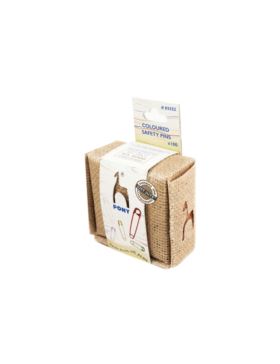 Agrafki ozdobne kolorowe PONY - Jute Box Mix - 85552/01 - 100szt./opak.