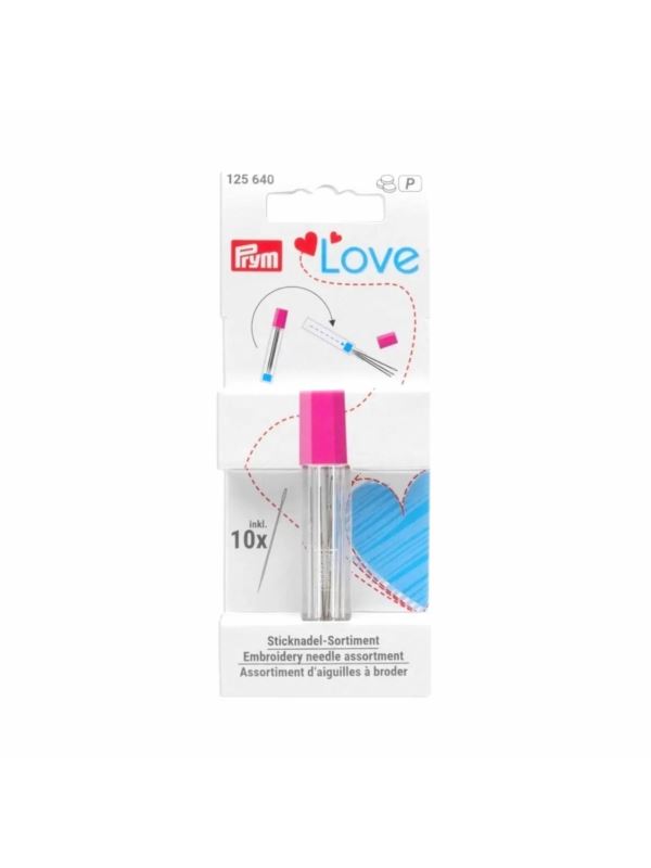 Zestaw igieł ręcznych do haftu PRYM - Love - 125640 - 10szt./opak.