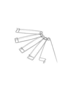 Agrafki ozdobne - 1,9x100 mm - niklowane - 10szt./opak.