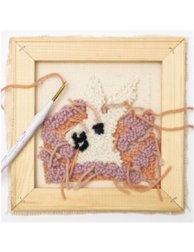 Ramka drewniana do punch needle RICO DESIGN - 20x20 cm - 95323.00.00