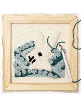 Ramka drewniana do punch needle RICO DESIGN - 30x30 cm - 95322.00.00