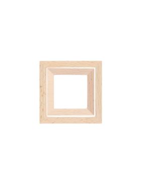 Ramka drewniana kwadratowa RICO DESIGN - 7x7 cm - 100210
