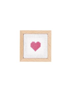 Ramka drewniana kwadratowa RICO DESIGN - 7x7 cm - 100210