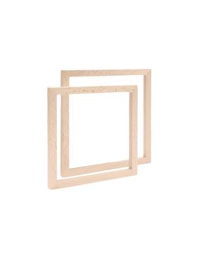 Ramka drewniana kwadratowa RICO DESIGN - 11x11 cm - 100211
