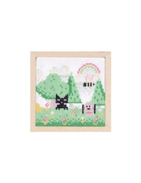 Ramka drewniana kwadratowa RICO DESIGN - 11x11 cm - 100211