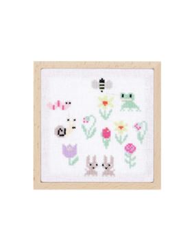 Ramka drewniana kwadratowa RICO DESIGN - 14,5x14,5 cm - 100212