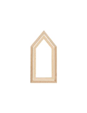 Ramka drewniana domek RICO DESIGN - 9x18 cm - 100176