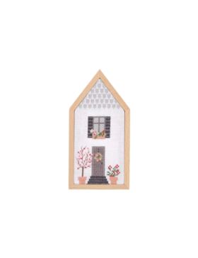 Ramka drewniana domek RICO DESIGN - 9x18 cm - 100176