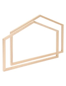 Ramka drewniana domek RICO DESIGN - 27,5x19 cm - 100180