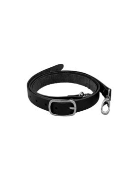 Pasek do toreb skórzany naturalny regulowany z karabińczykiem - Jucht - 1400 mm - PK140