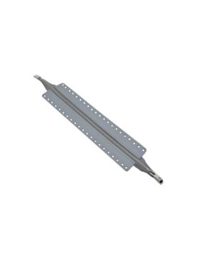 Zamek do toreb skórzany naturalny - Jucht - 35 cm - ZZ25