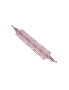 Zamek do toreb skórzany naturalny - Jucht - 35 cm - ZZ25