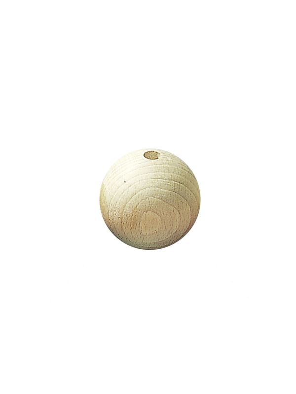 Koraliki drewniane naturalne KNORR PRANDELL - 40 mm - 2460409 - 6szt./opak.