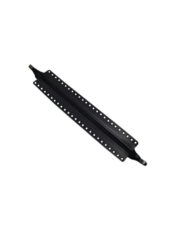 Zamek do toreb skórzany naturalny - Jucht - 40 cm - ZZ30