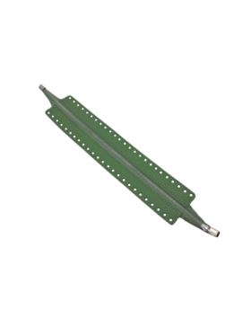 Zamek do toreb skórzany naturalny - Jucht - 40 cm - ZZ30